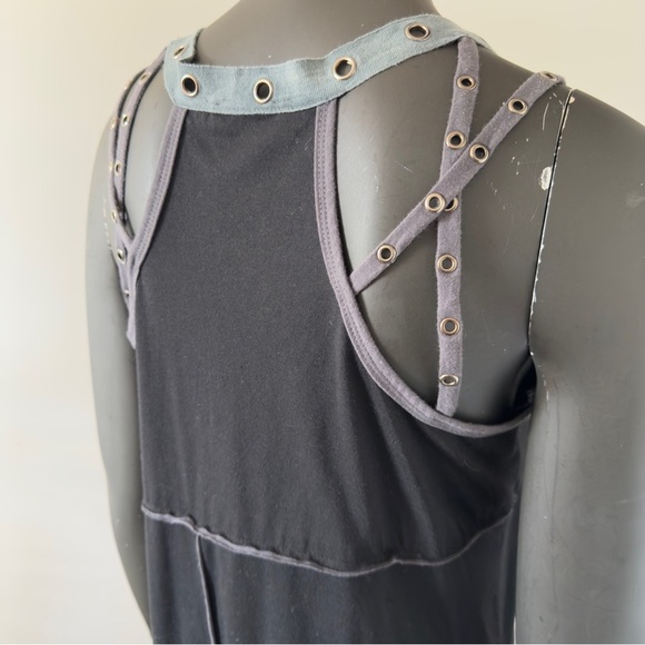 Marley & Chunky Black & Gray Patchwork Maxi Dress – Size 3XL (Fits L–XL) - Picture 6 of 10